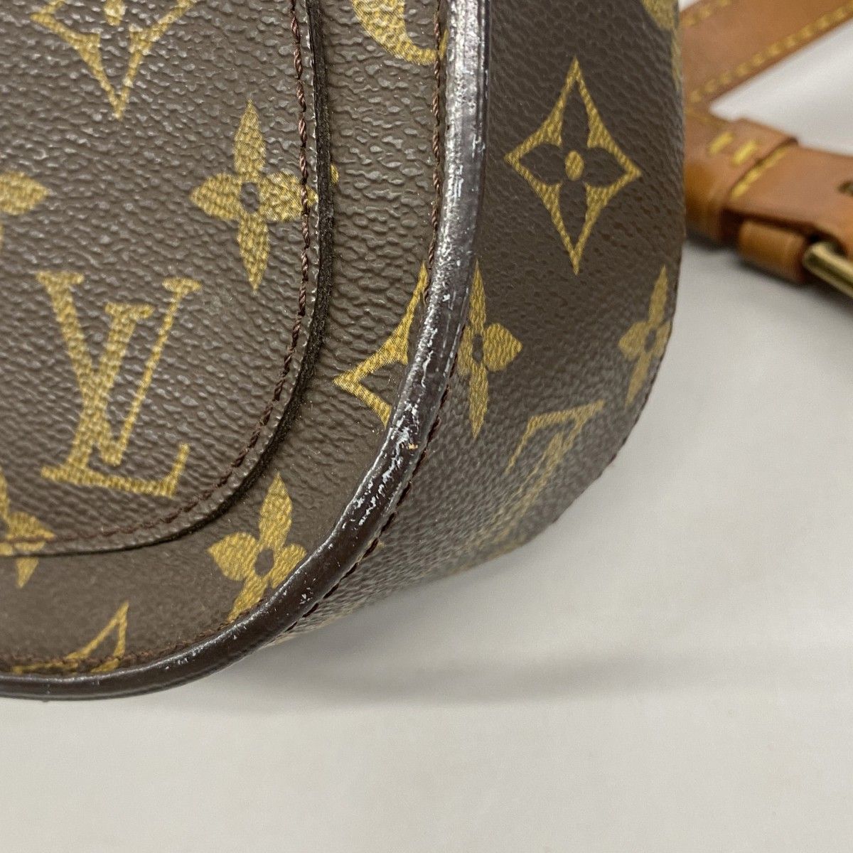 Louis Vuitton Shoulder Bag Monogram Saint Cloud GM Brown