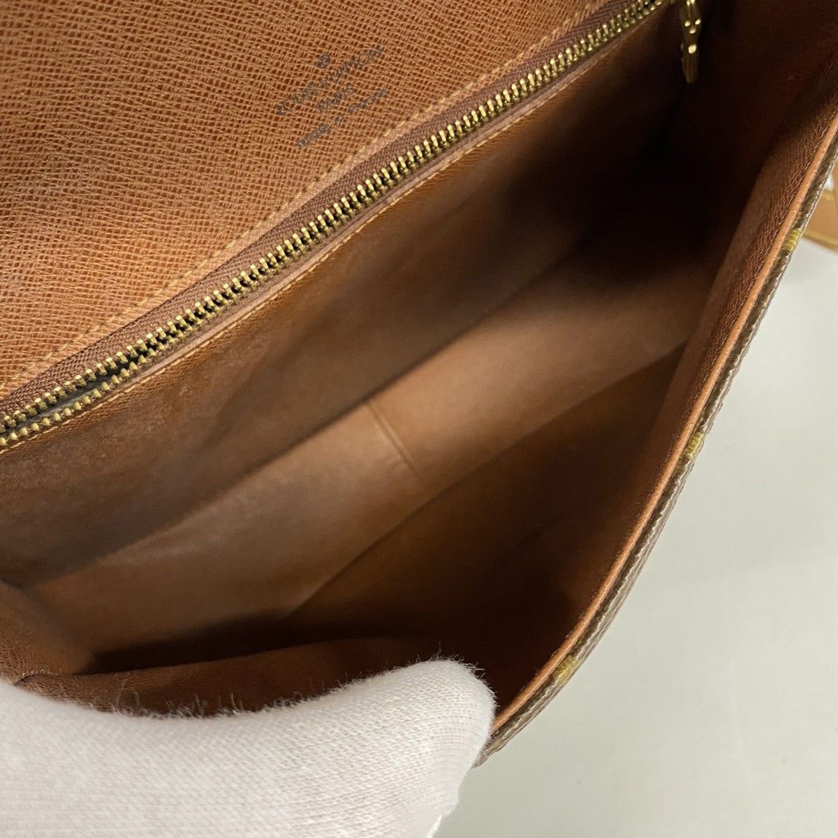 Louis Vuitton Shoulder Bag Monogram Saint Cloud GM Brown