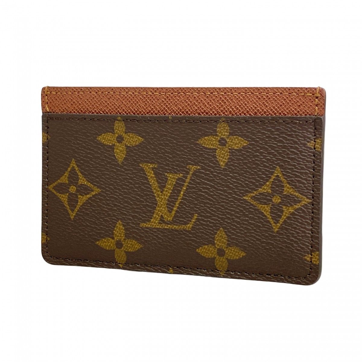 Louis Vuitton Card Case Monogram Holder Sample Brown