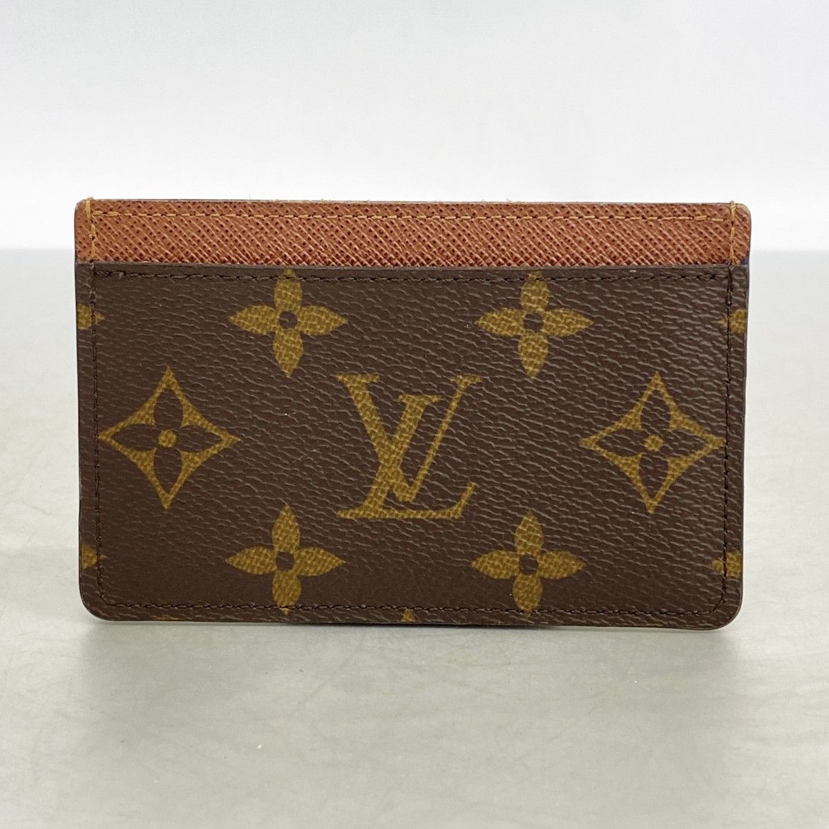 Louis Vuitton Card Case Monogram Holder Sample Brown
