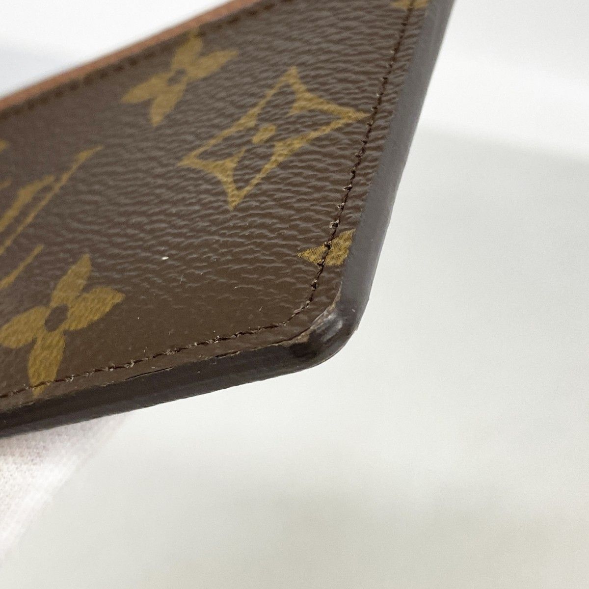 Louis Vuitton Card Case Monogram Holder Sample Brown