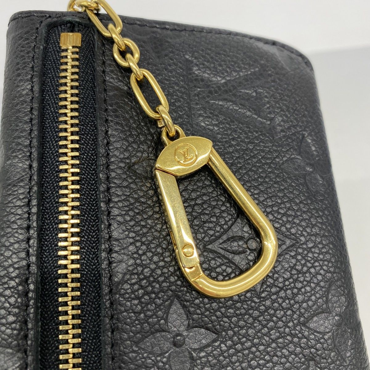 Louis Vuitton Coin Case Monogram Empreinte Pochette Cles Noir
