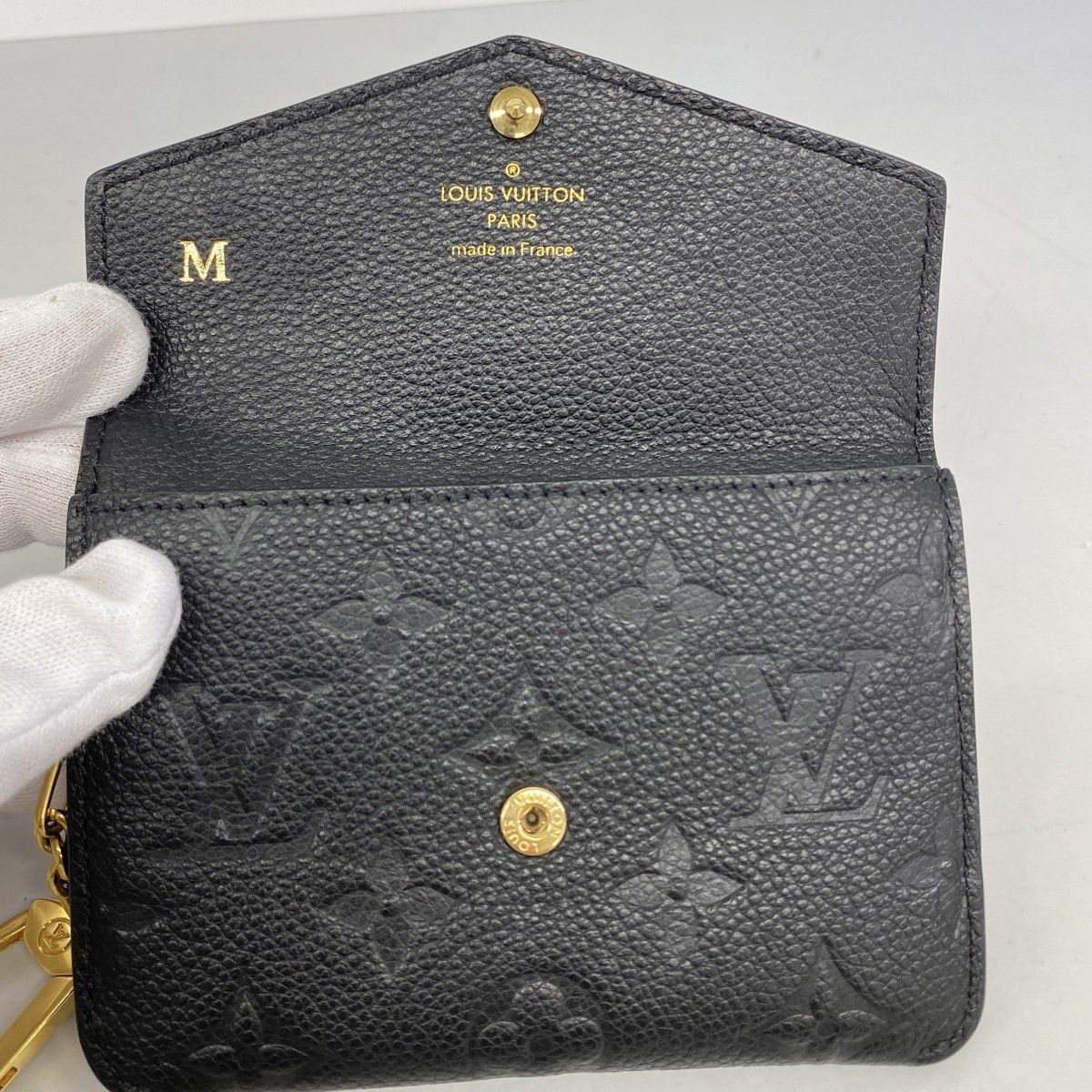 Louis Vuitton Coin Case Monogram Empreinte Pochette Cles Noir