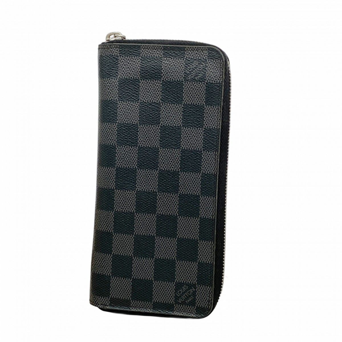 Louis Vuitton Wallet Damier Graphite Zippy Vertical Black