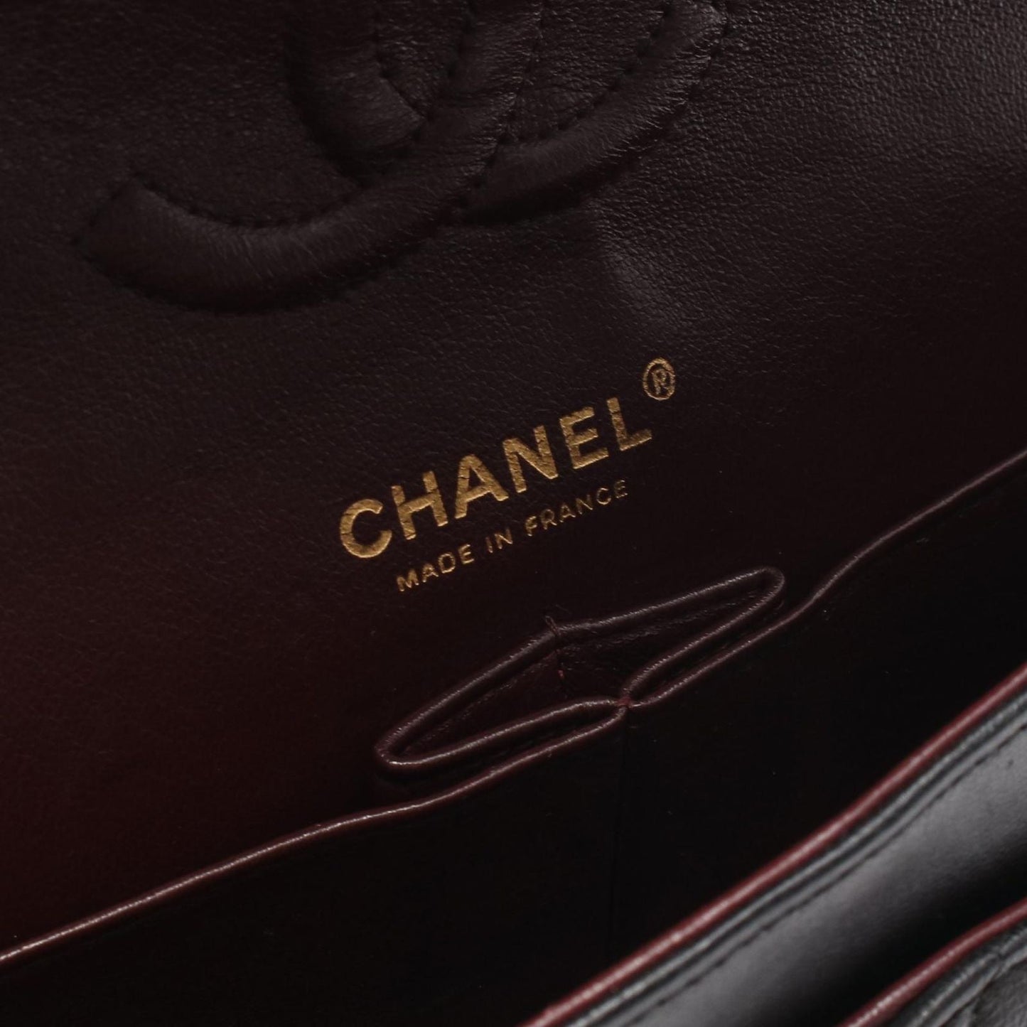 Chanel Shoulder Bag Quilted Double Flap Black Leather Chain