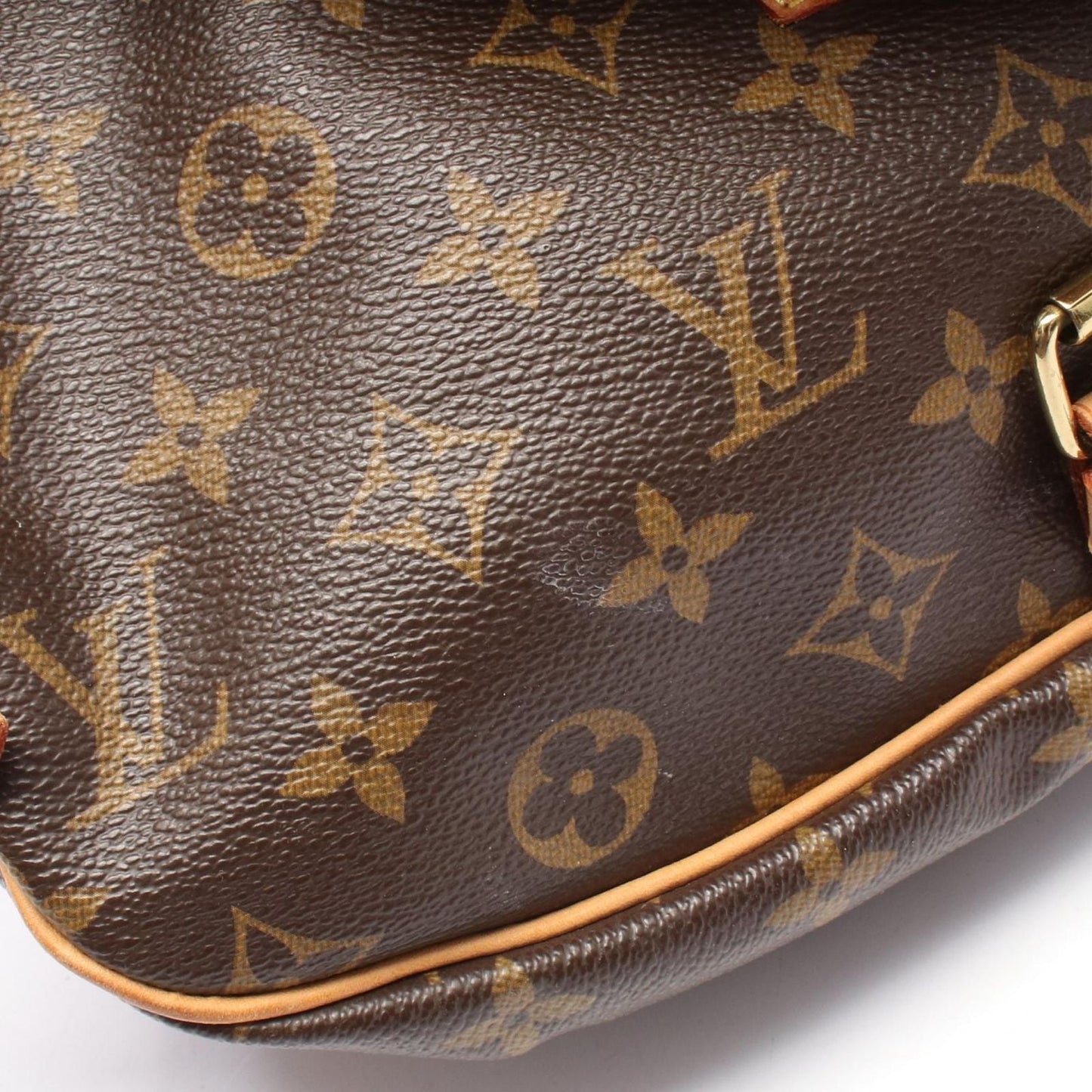 Louis Vuitton Shoulder Bag Saumur 30 Canvas Leather