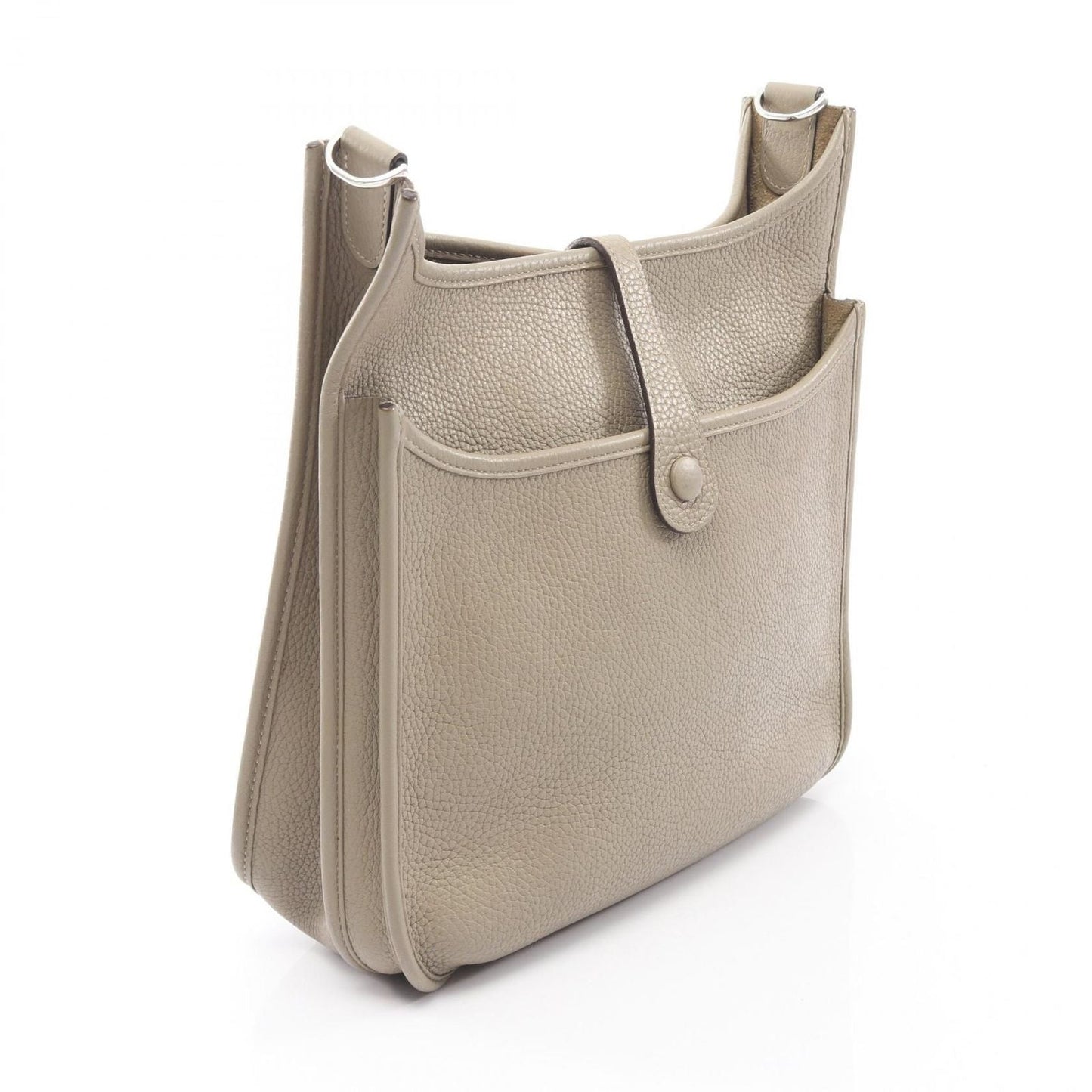 Hermes Shoulder Bag Evelyne 3 Trois PM Sage Leather