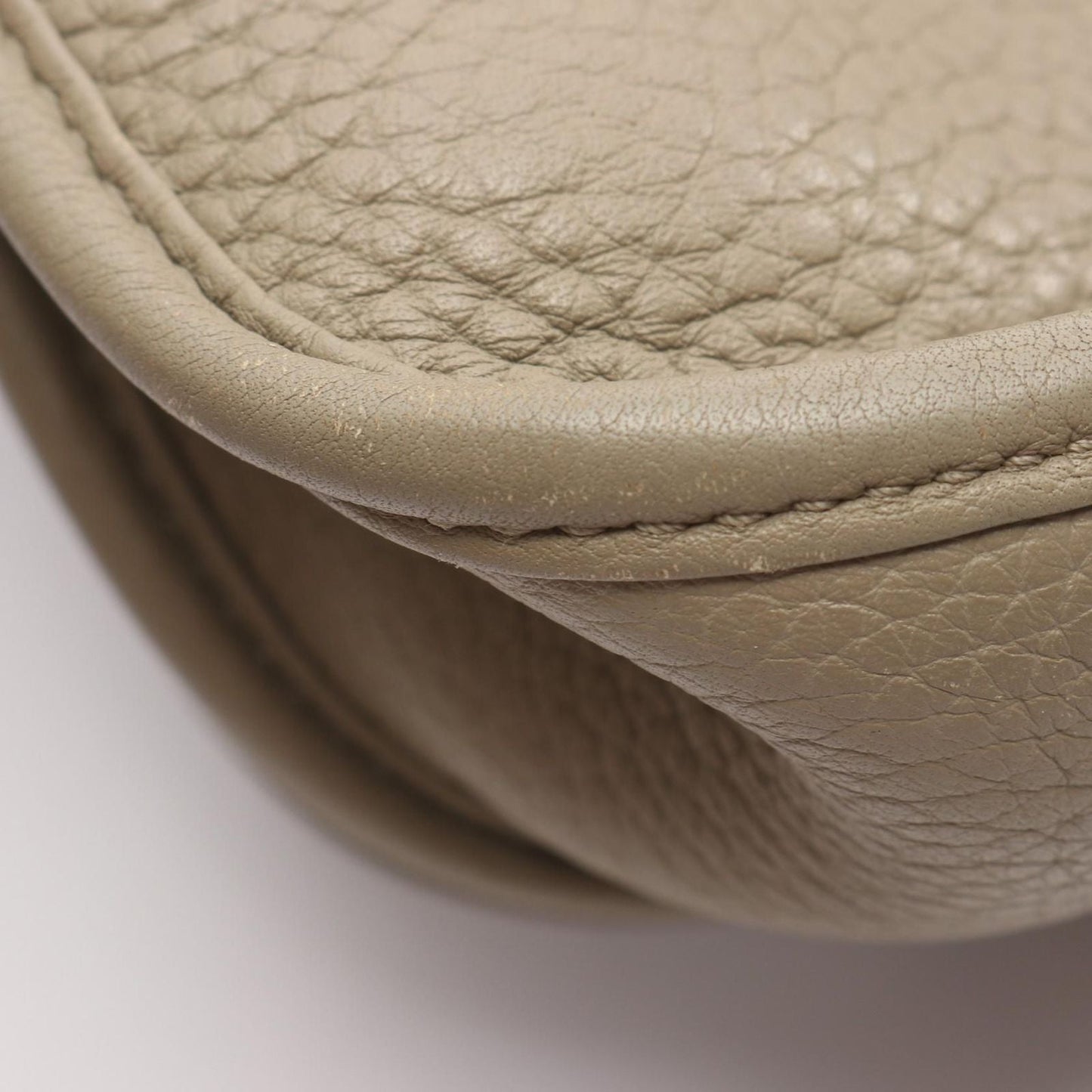 Hermes Shoulder Bag Evelyne 3 Trois PM Sage Leather