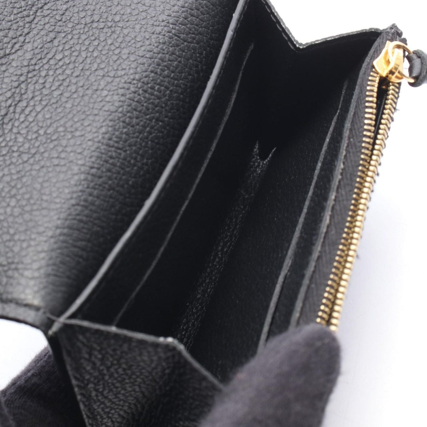 Louis Vuitton Coin Case Porte-Monnaie Rosalie Noir Leather