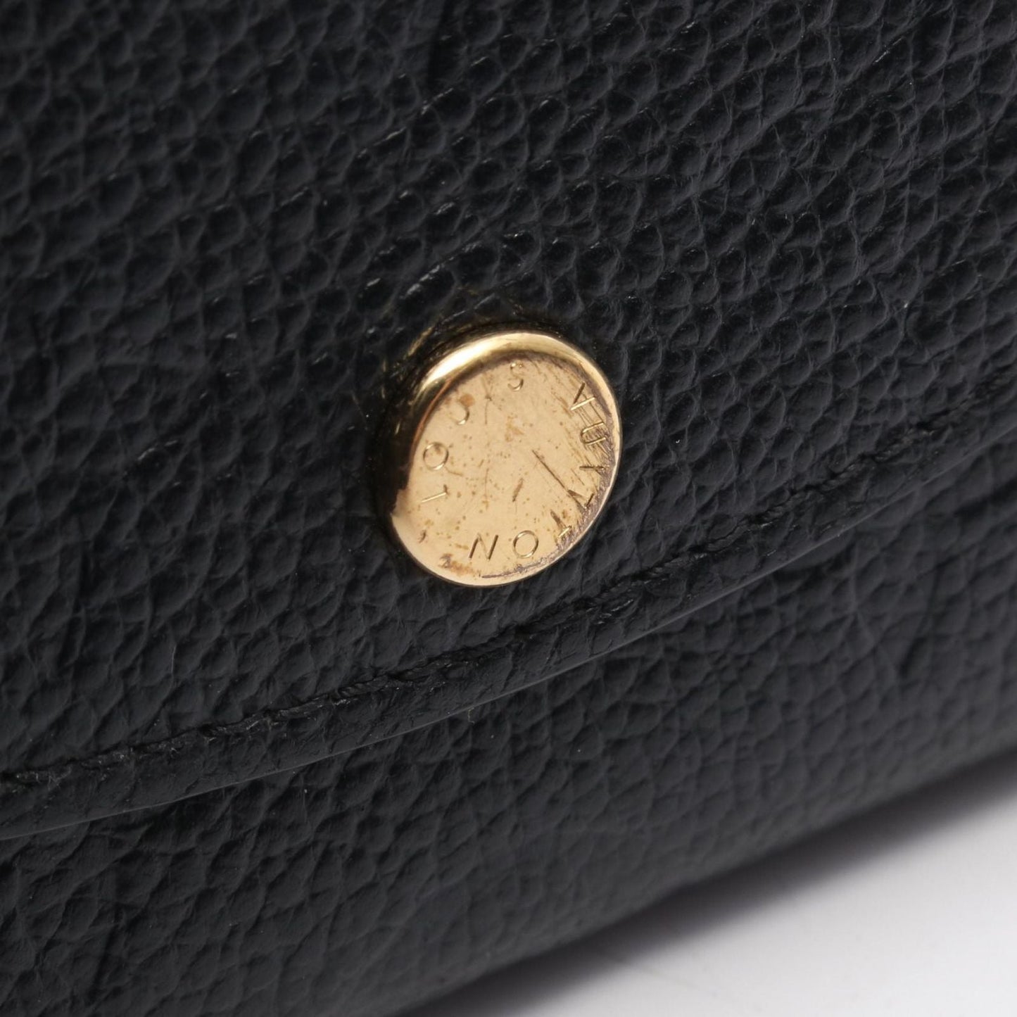 Louis Vuitton Coin Case Porte-Monnaie Rosalie Noir Leather