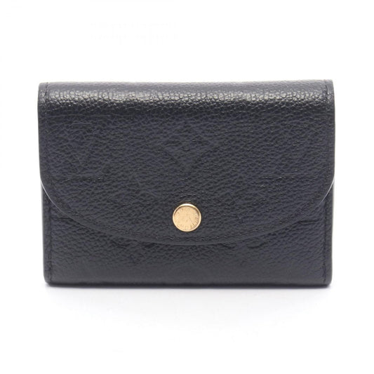 Louis Vuitton Coin Case Porte-Monnaie Rosalie Noir Leather