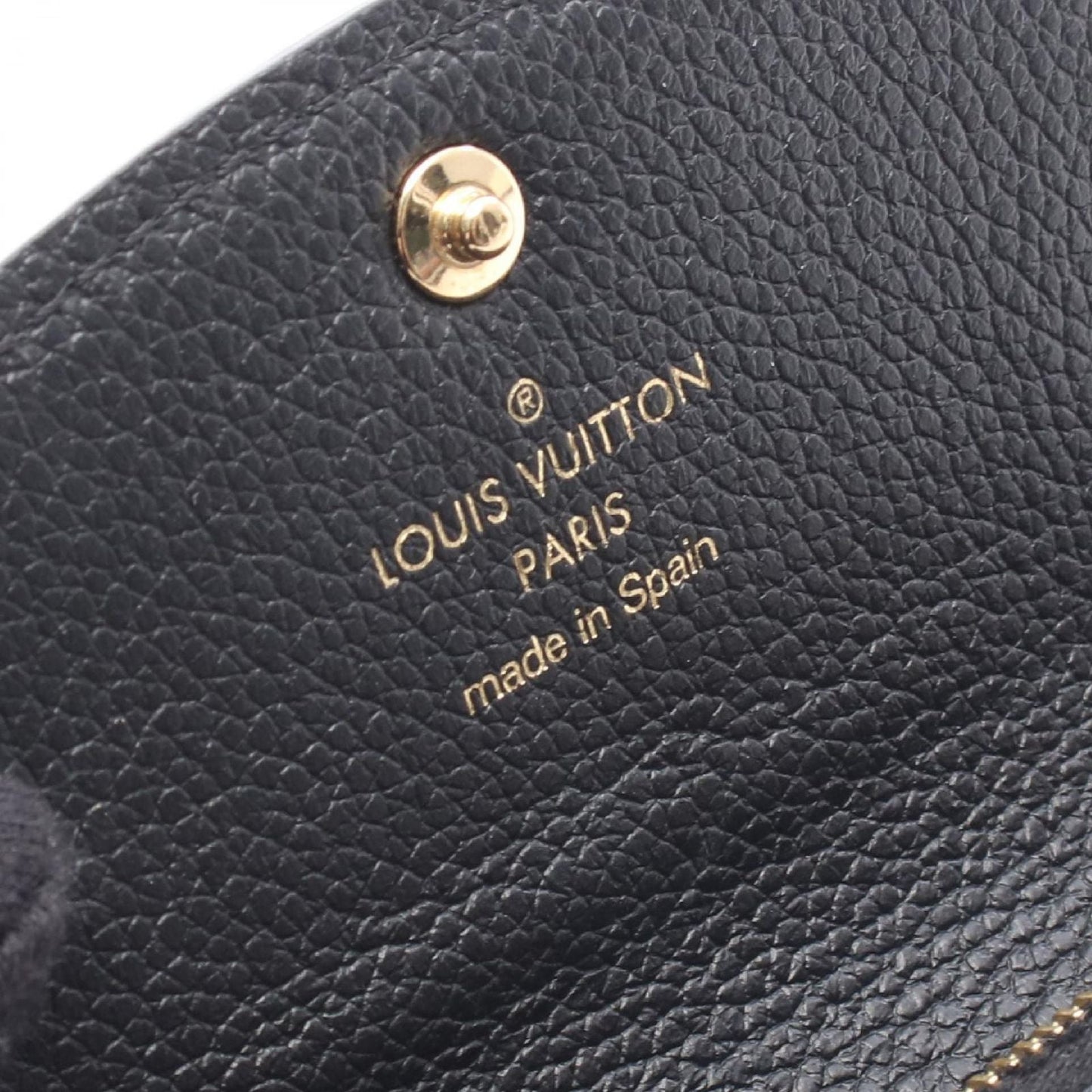 Louis Vuitton Coin Case Porte-Monnaie Rosalie Noir Leather