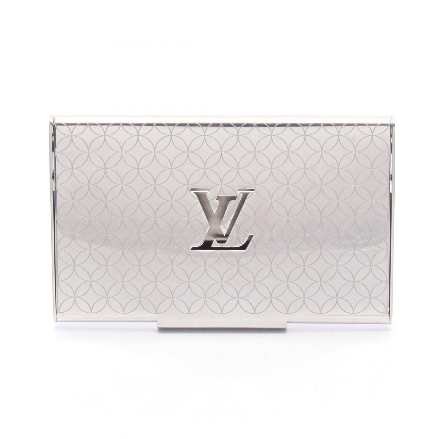 Louis Vuitton Card Case Holder Silver