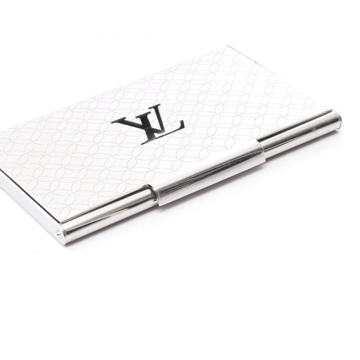 Louis Vuitton Card Case Holder Silver
