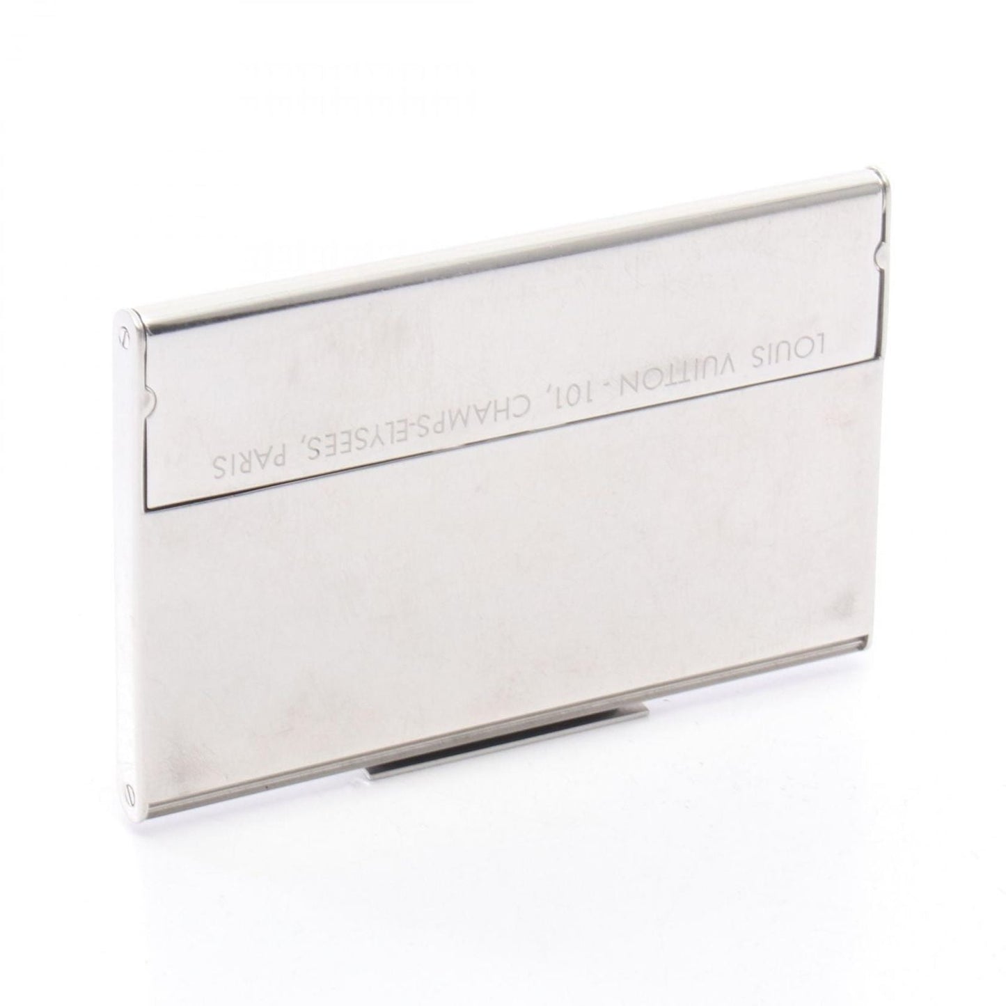 Louis Vuitton Card Case Holder Silver