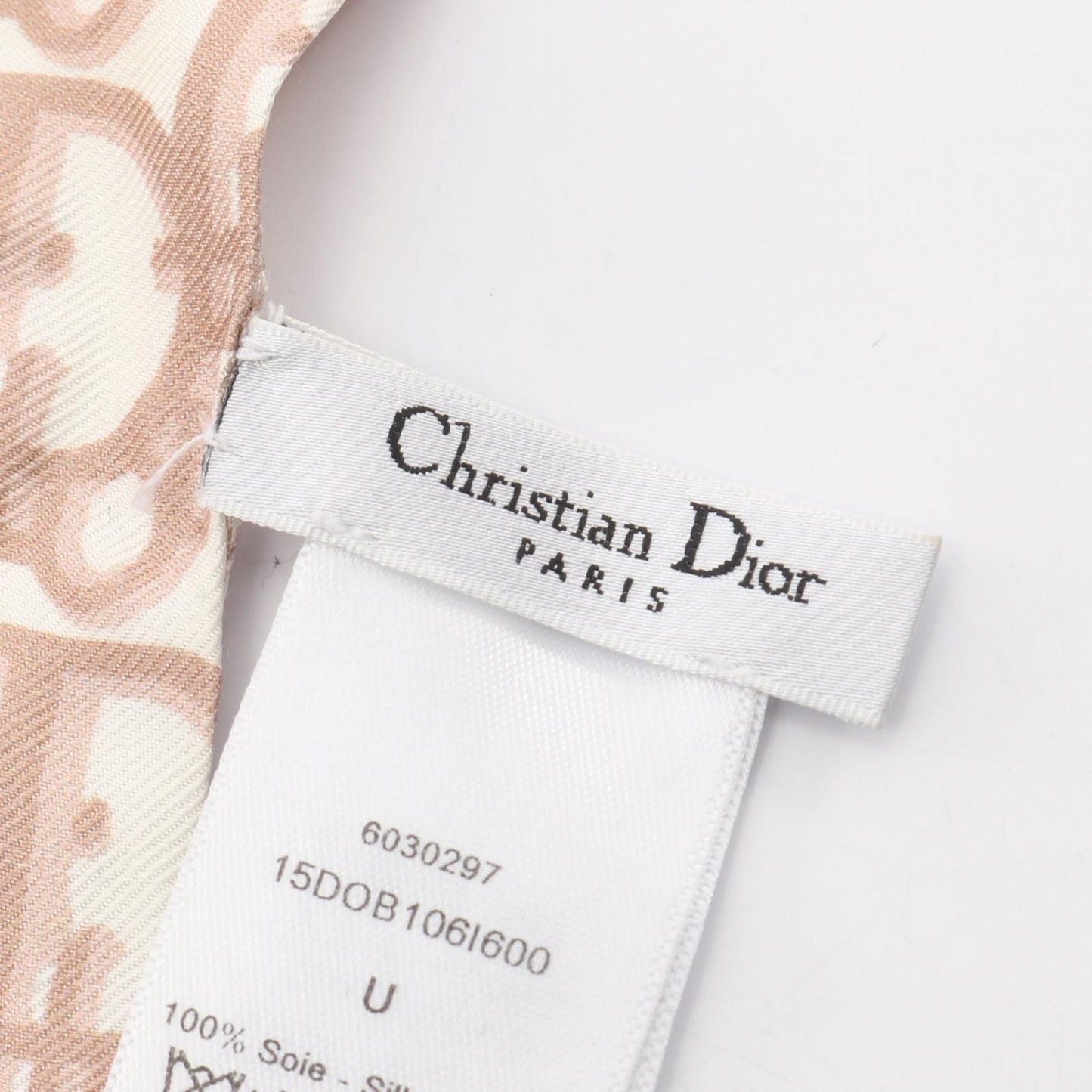 Dior Scarf Mitzah Ribbon Silk