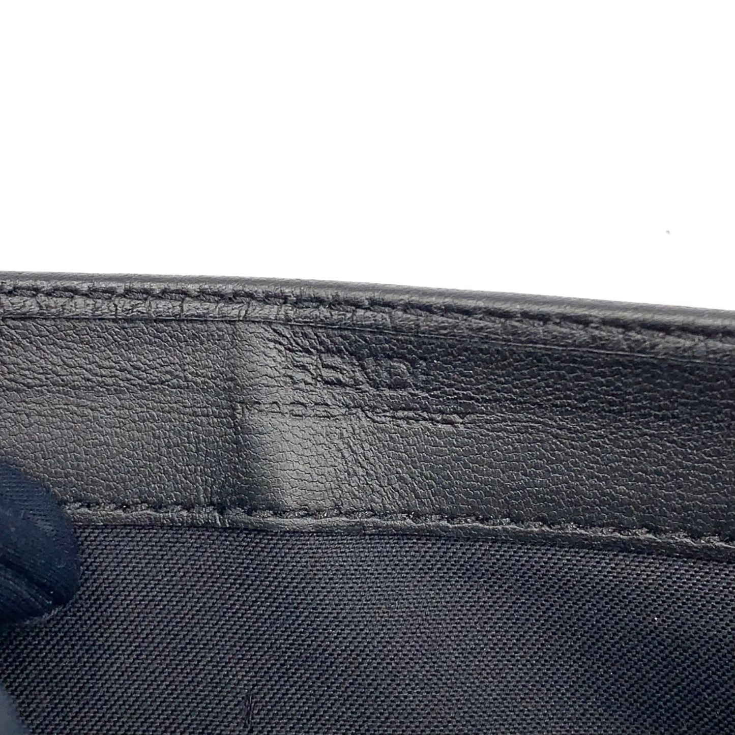 Fendi Baguette Continental Leather Black Wallet Gold