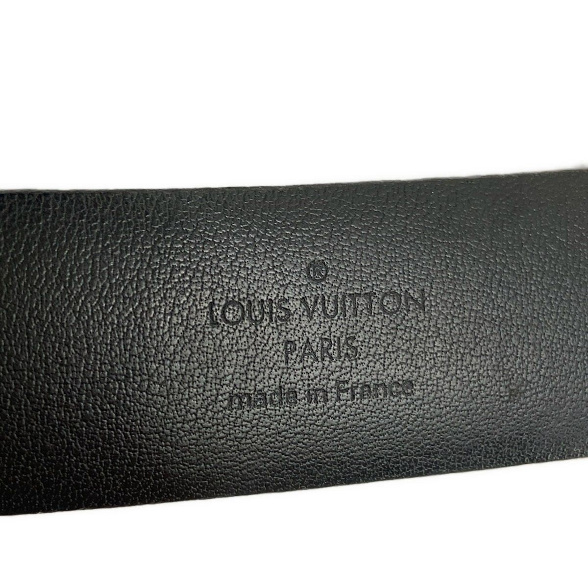 Louis Vuitton Belt Ceinture Neogram Noir Leather Cowhide