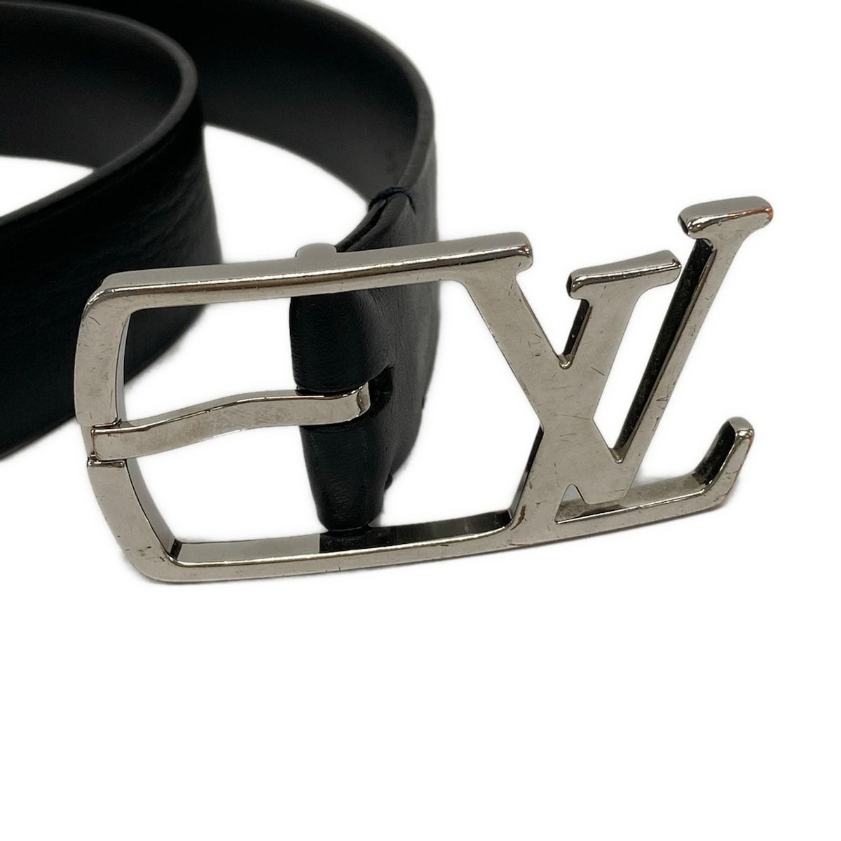Louis Vuitton Belt Ceinture Neogram Noir Leather Cowhide