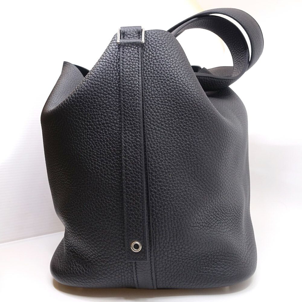 Hermes Picotin Lock GM Taurillon Clemence BK Handbag