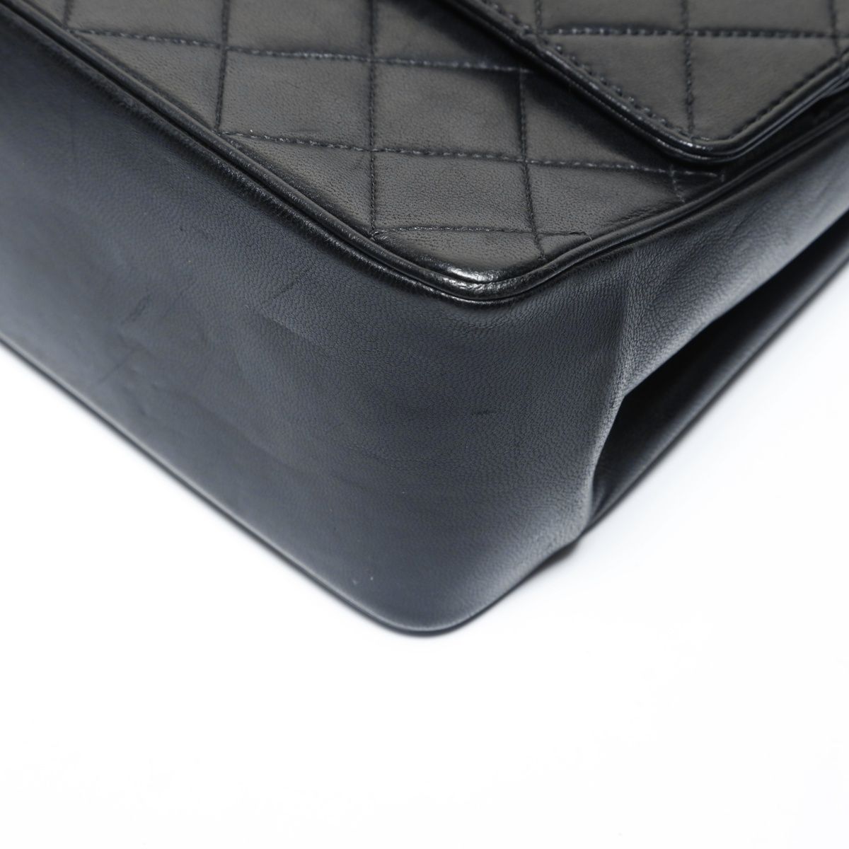 Chanel Shoulder Bag Lambskin Quilted Double Flap