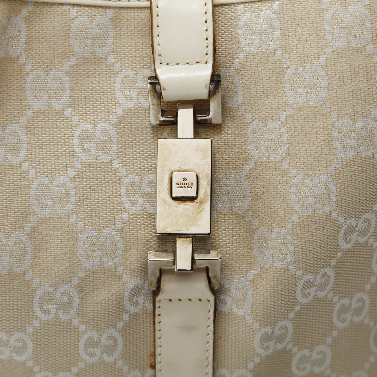 Gucci Shoulder Bag GG Canvas Jackie