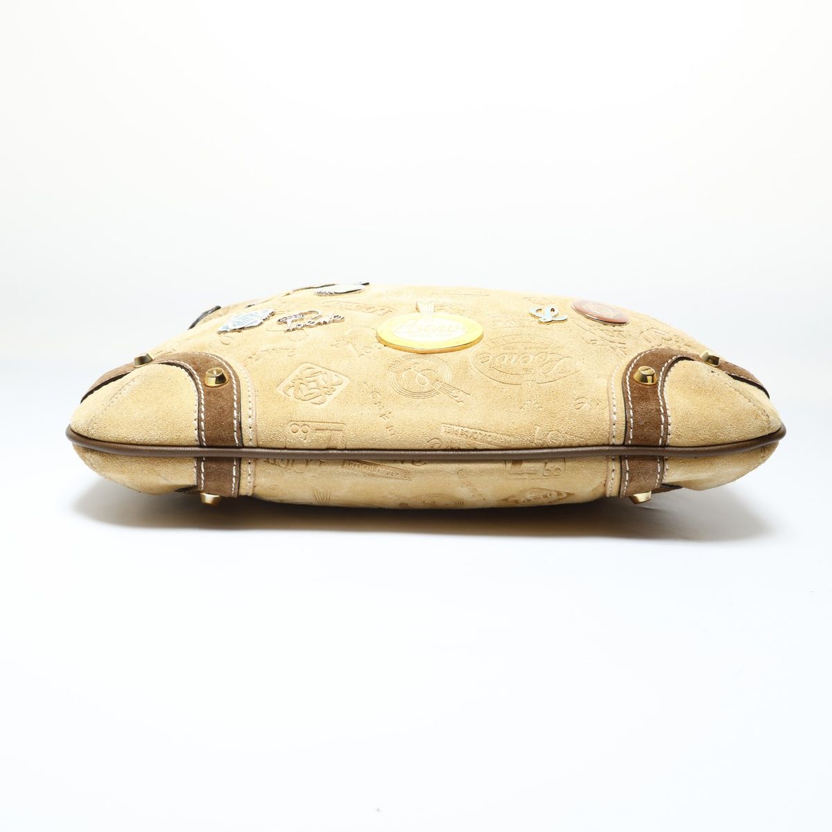 Loewe Shoulder Bag Anniversary Limited Edition Suede Sari Logo