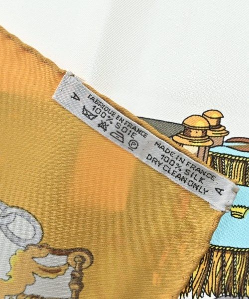 Hermes Bandana Scarf Yellow