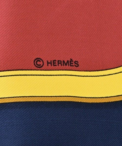 Hermes Bandana Scarf Navy