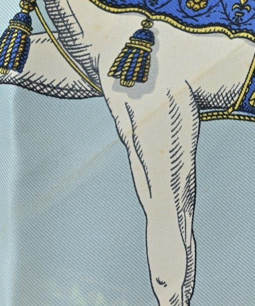 Hermes Bandana Scarf Navy