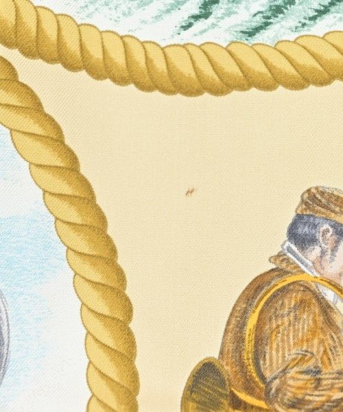 Hermes Bandana Scarf Navy