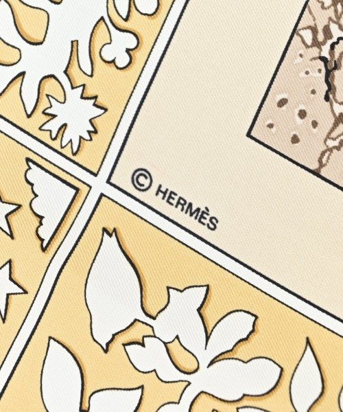 Hermes Bandana Scarf Khaki