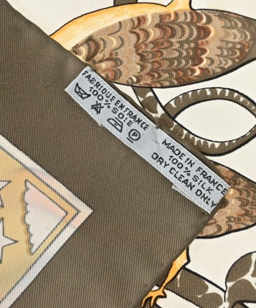 Hermes Bandana Scarf Khaki
