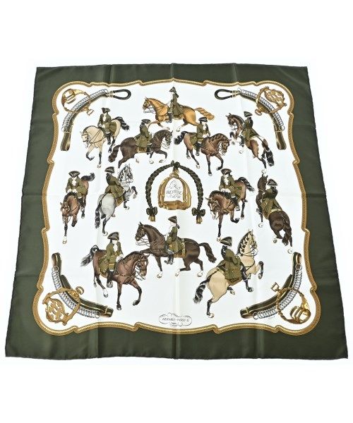 Hermes Bandana Scarf Green