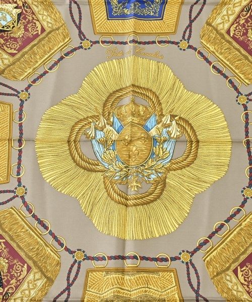 Hermes Bandana Scarf Beige
