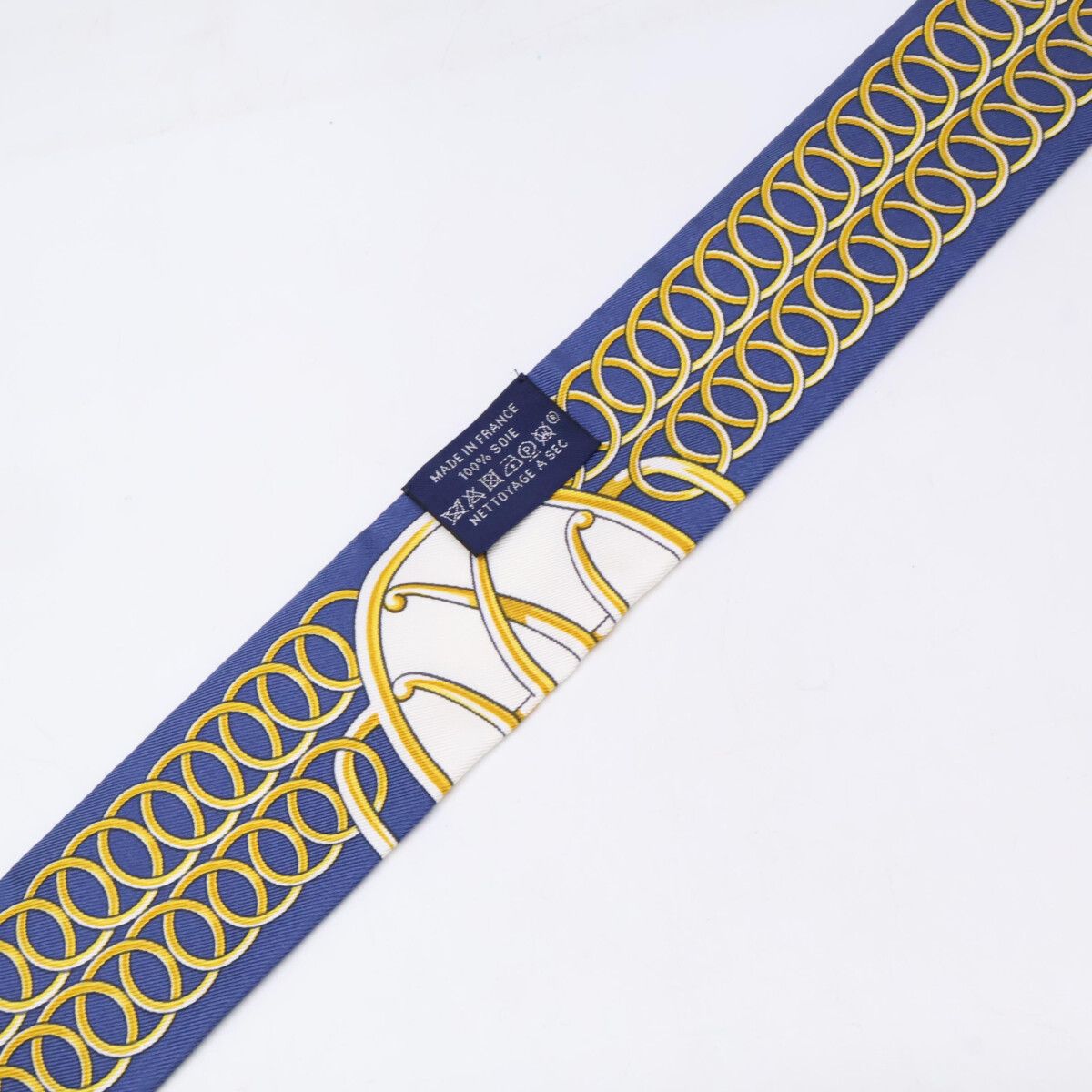 Hermes Lift Profile Silk Twilly Scarf