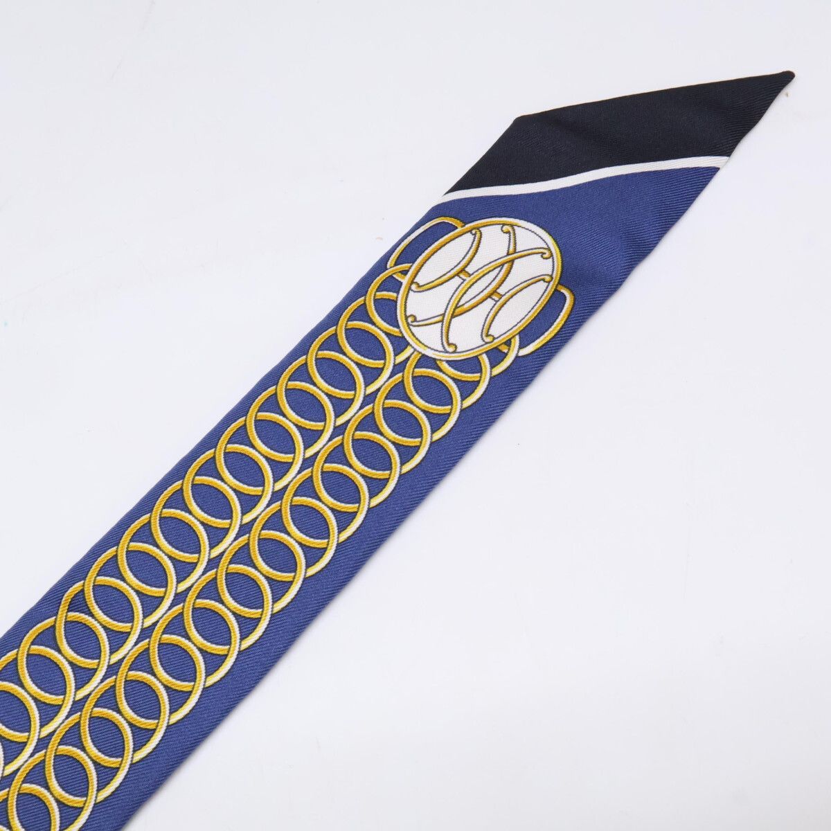 Hermes Lift Profile Silk Twilly Scarf