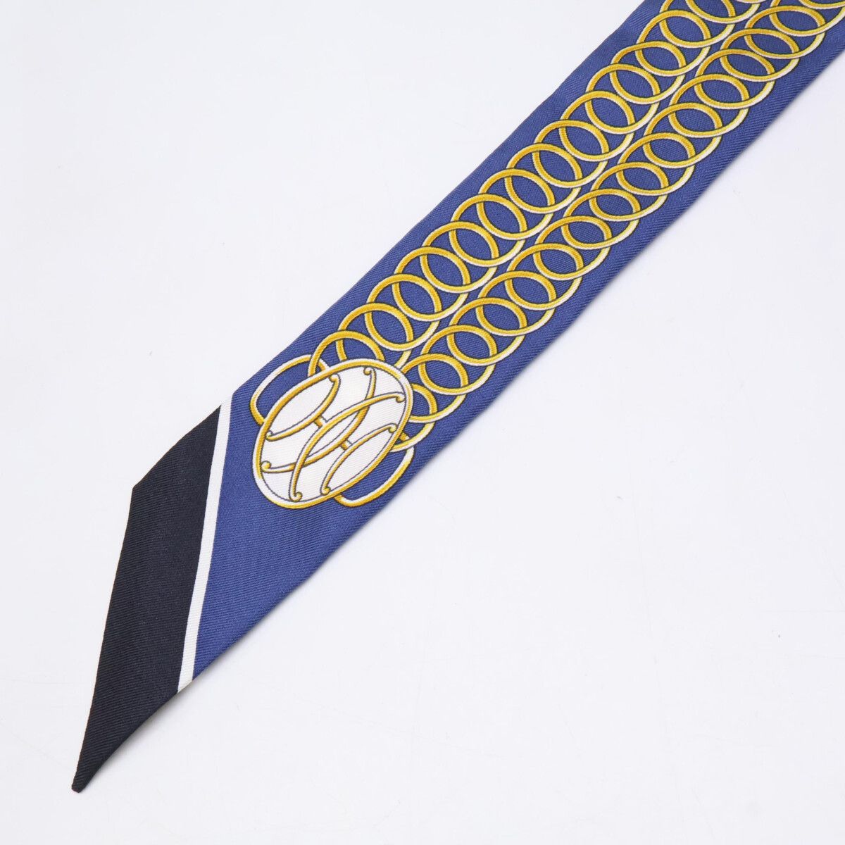Hermes Lift Profile Silk Twilly Scarf