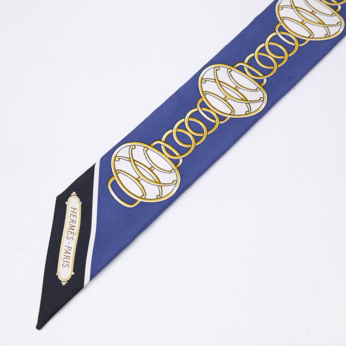 Hermes Lift Profile Silk Twilly Scarf