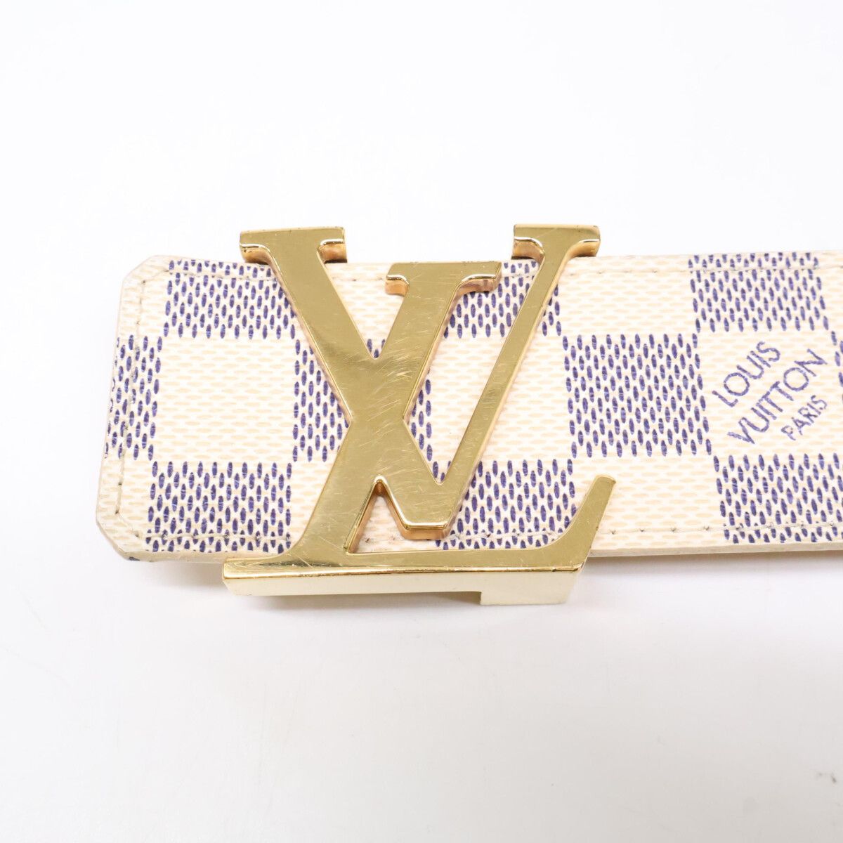 Louis Vuitton Ceinture LV Initial Damier Azur Belt