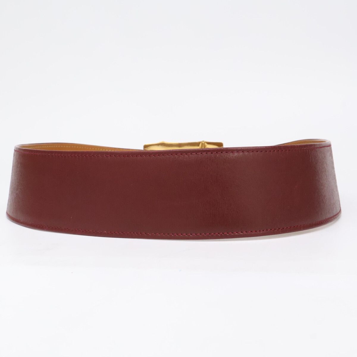 Hermes B Toki Bamboo Buckle Leather Belt