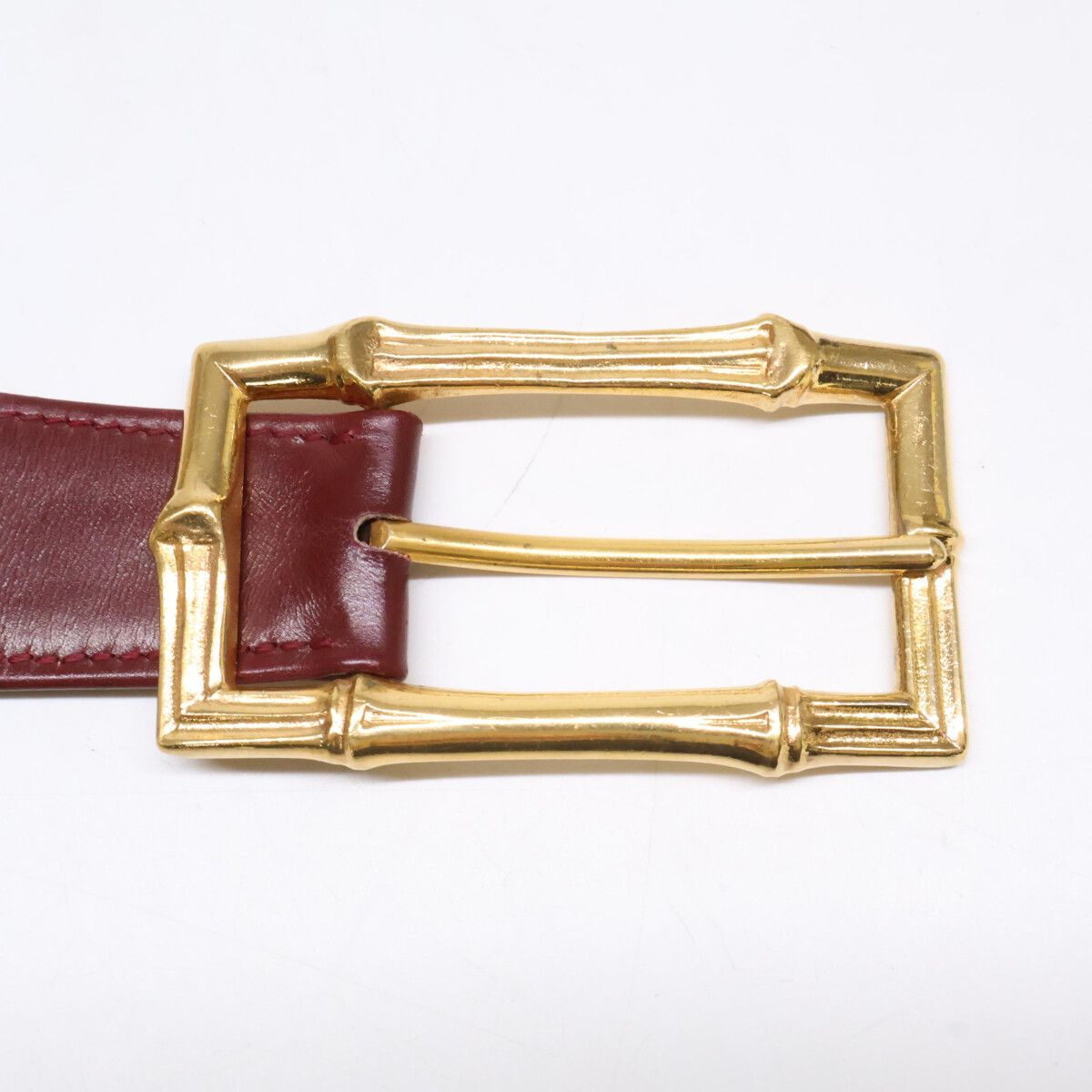 Hermes B Toki Bamboo Buckle Leather Belt