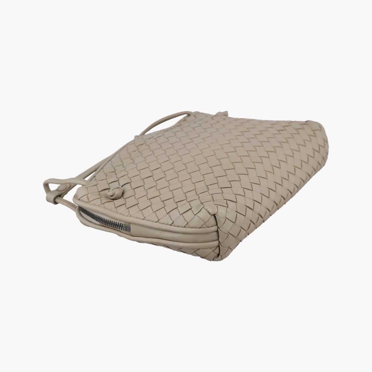Bottega Veneta Nodini Beige Lambskin Messenger Bag