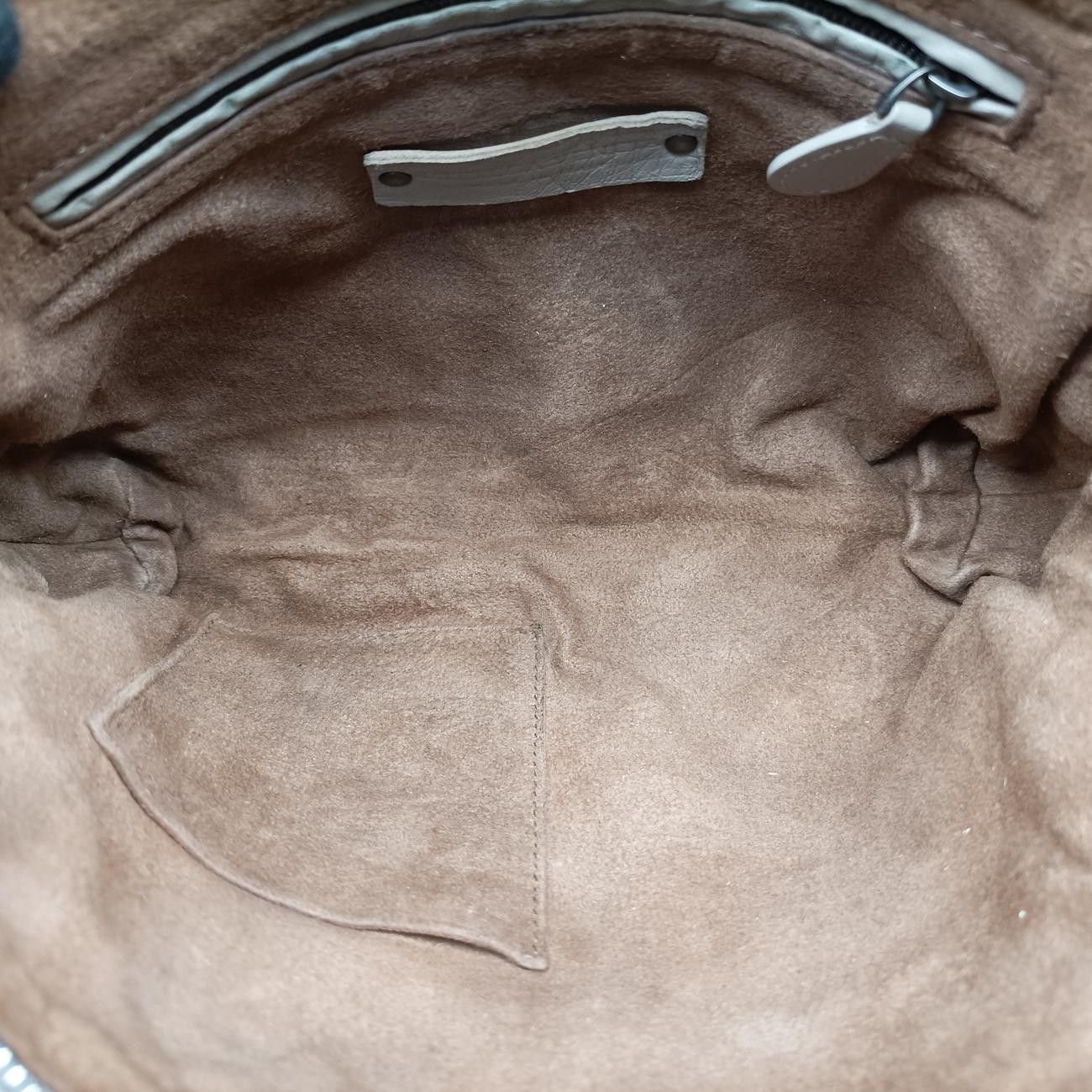 Bottega Veneta Nodini Beige Lambskin Messenger Bag