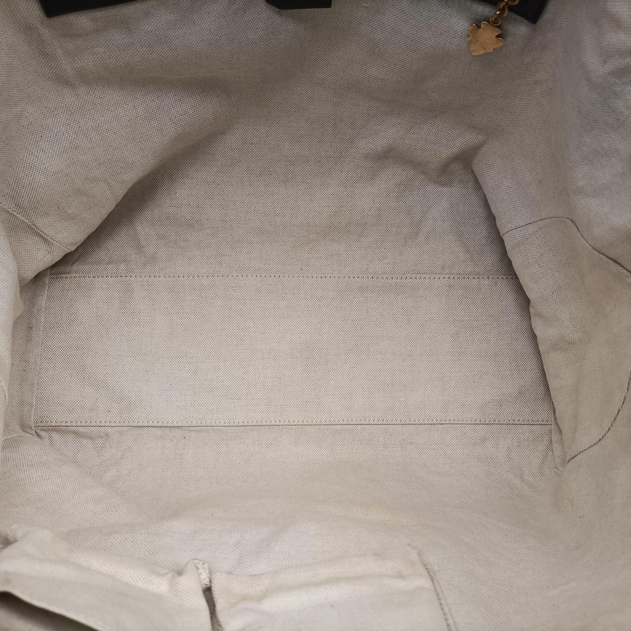 Gucci Gold Mark Top Handle Black