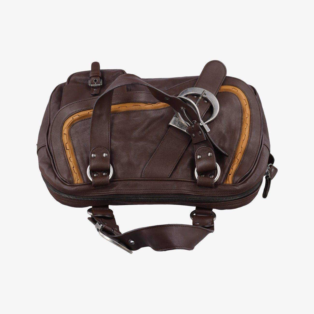 Dior Gaucho Brown Leather Handbag