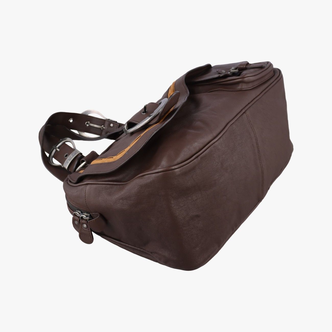 Dior Gaucho Brown Leather Handbag