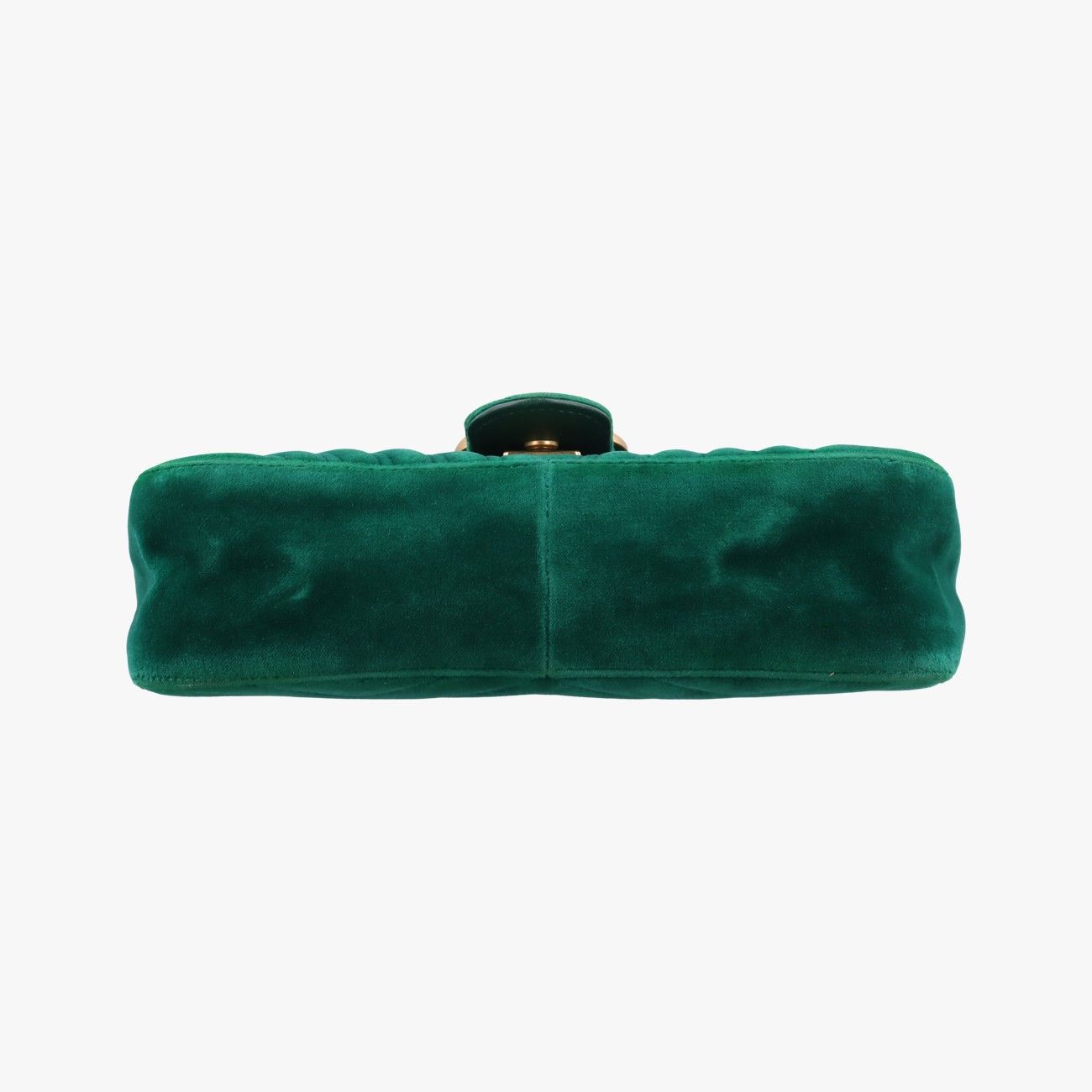 Gucci GG Marmont Green Velour Messenger Bag