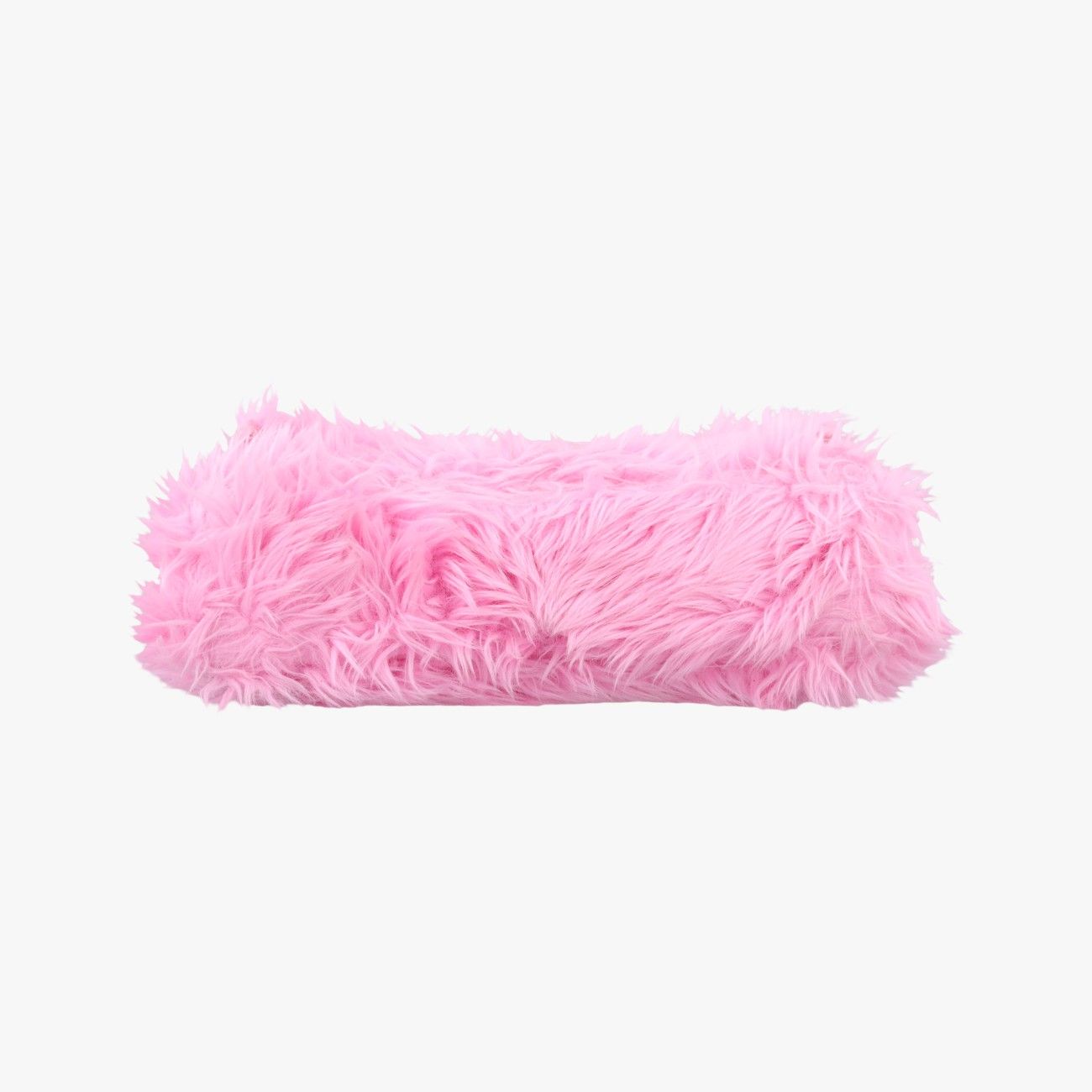 Balenciaga Downtown Pink Faux Fur Messenger Bag