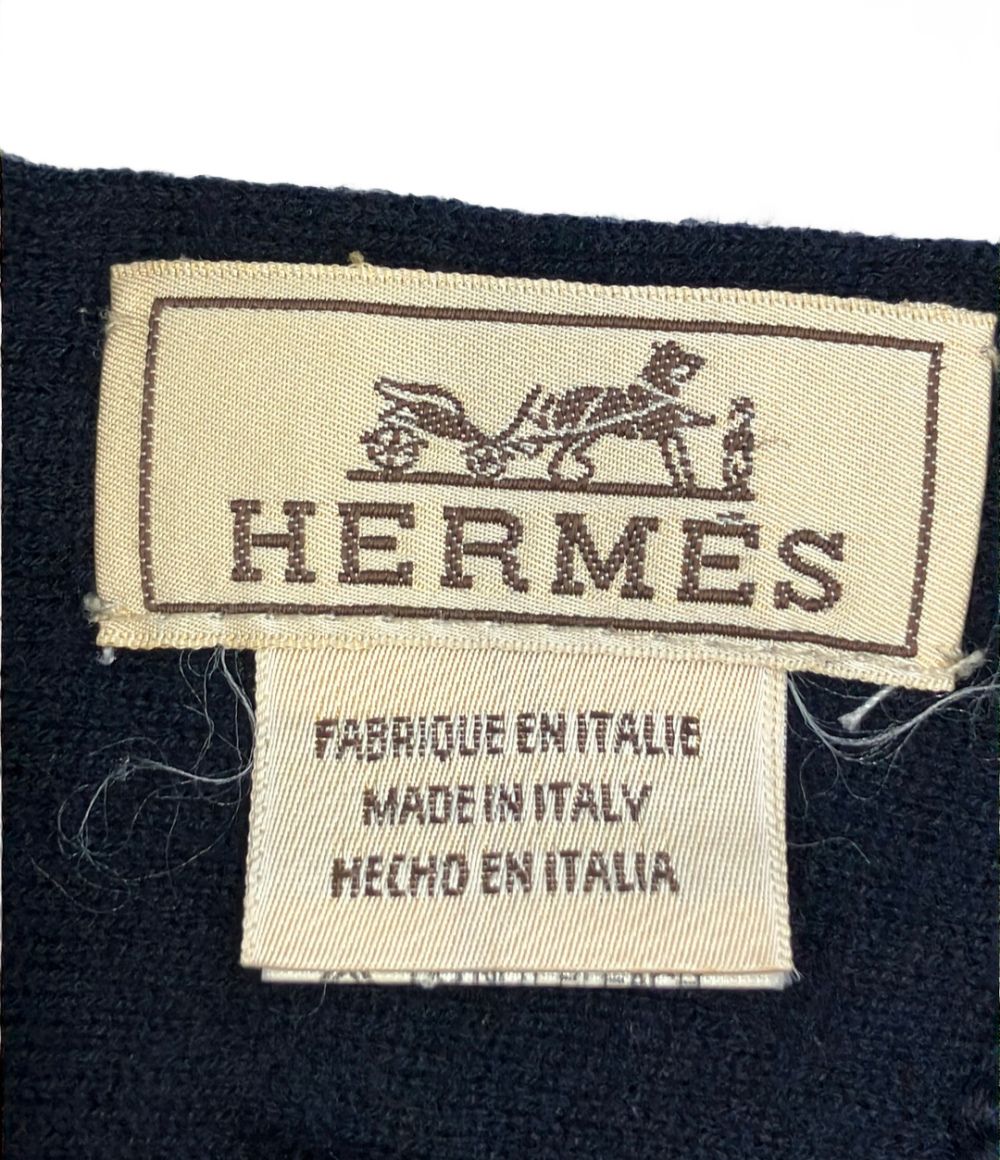 Hermes Scarf Cashmere Scarves Navy